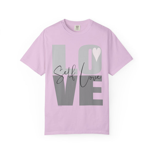 ♡ Self-LOVE .: Garment Dyed 100% Cotton T-Shirts (Relaxed fit)