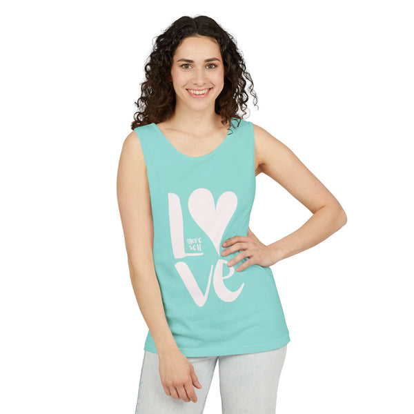 More Self LOVE .: Garment-Dyed Tank Top