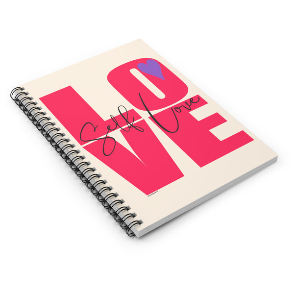 ♡ SELF LOVE.: Classic Spiral Notebook :: 118 Ruled Line