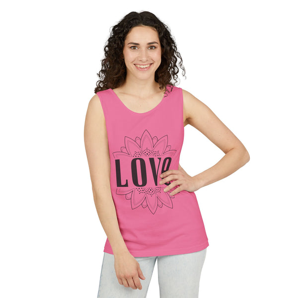 LOVE .: Garment-Dyed Tank Top