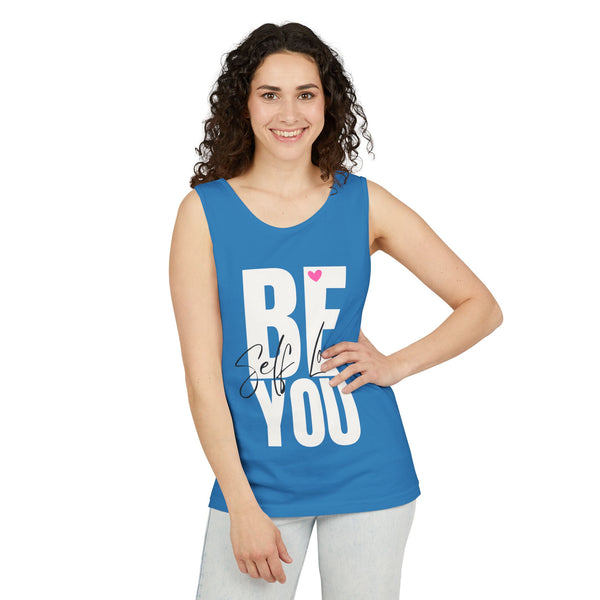 BE YOU .: Self LOVE .: Garment-Dyed Tank Top
