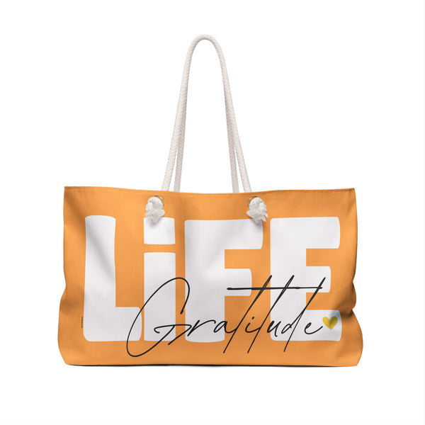 ♡ LIFE .: Gratitude :: Weekender Tote