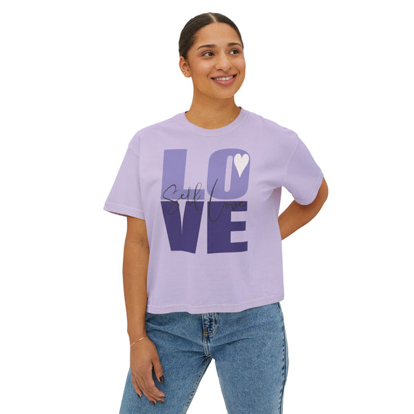 Self LOVE .: Women's Boxy Tee (Boxy fit)