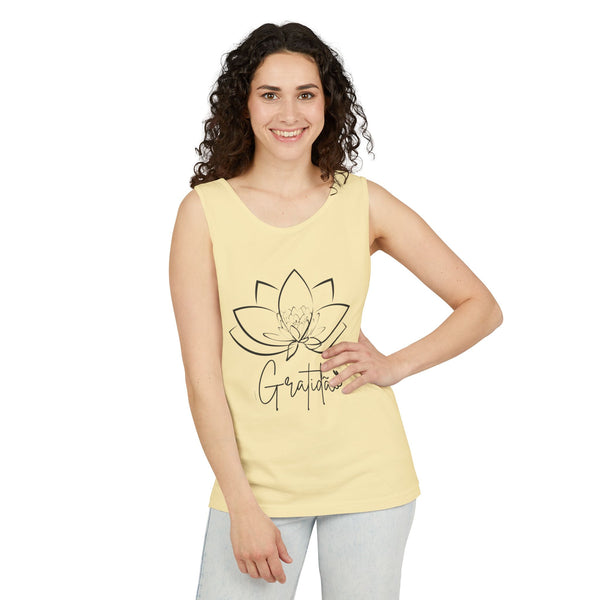 Gratidão .: Garment-Dyed Tank Top