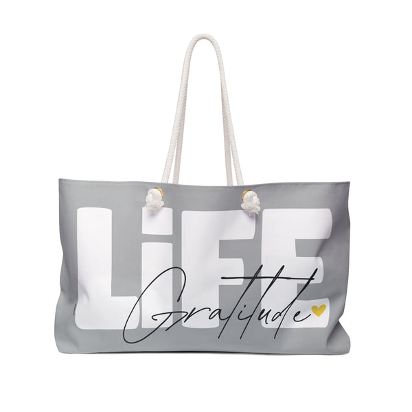 ♡ LIFE .: Gratitude :: Weekender Tote