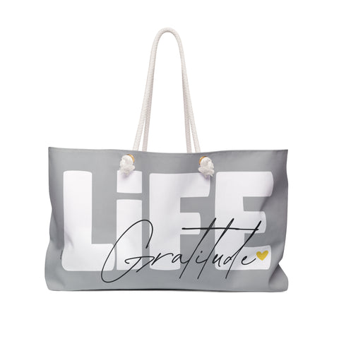 ♡ LIFE .: Gratitude :: Weekender Tote