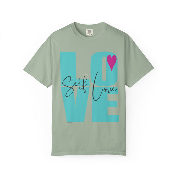 ♡ Self-LOVE .: Garment Dyed 100% Cotton T-Shirts (Relaxed fit)