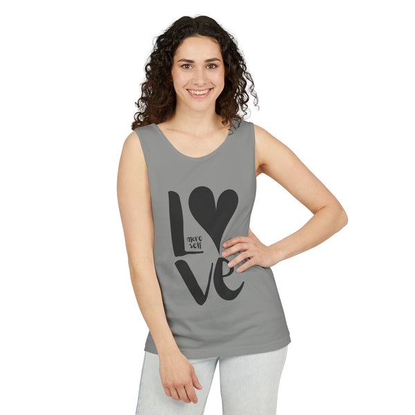More Self LOVE .: Garment-Dyed Tank Top