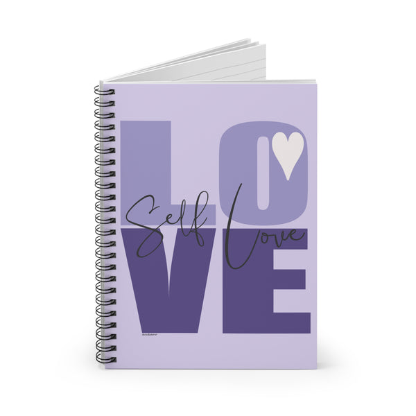 ♡ SELF LOVE.: Classic Spiral Notebook :: 118 Ruled Line