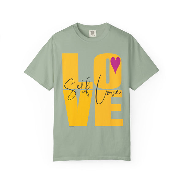 ♡ Self-LOVE .: Garment Dyed 100% Cotton T-Shirts (Relaxed fit)