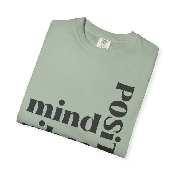 ♡ Positive Mind-Vibes-Life .: Unisex Garment Dyed 100% Cotton T-Shirts (Relaxed fit)