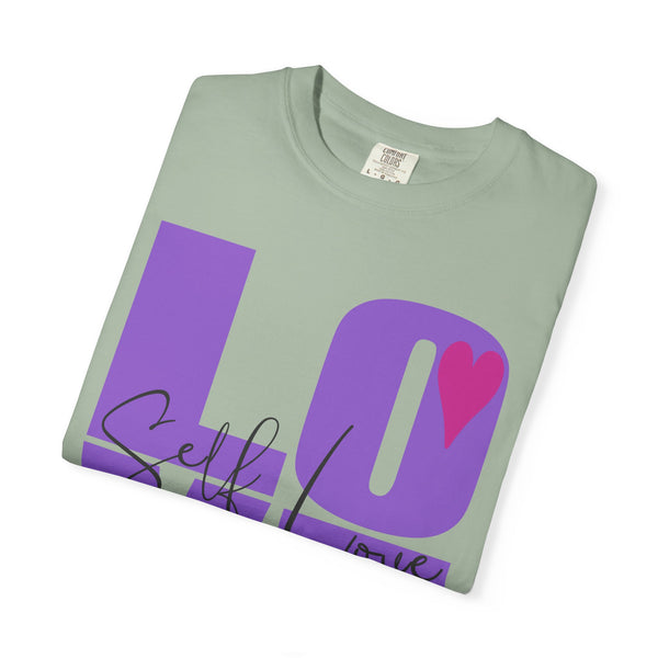♡ Self-LOVE .: Garment Dyed 100% Cotton T-Shirts (Relaxed fit)