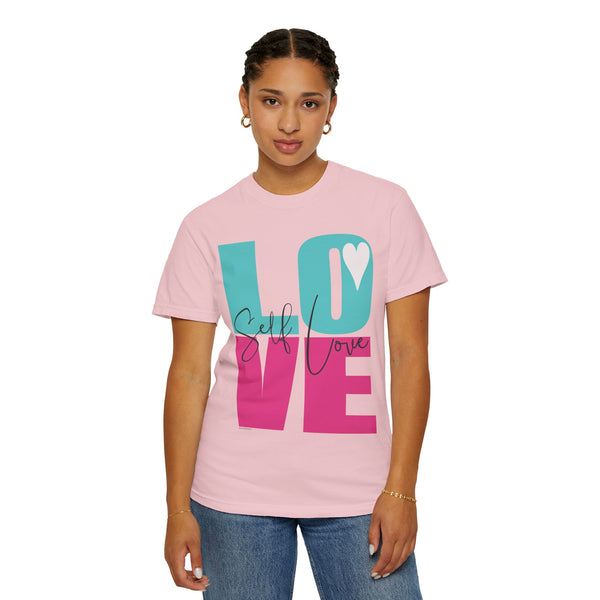 ♡ Self-LOVE .: Garment Dyed 100% Cotton T-Shirts (Relaxed fit)