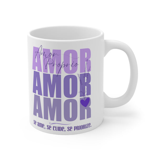 ♡ Amor Próprio .: Se ame, Se cuide, Se priorize .: Coleção Lavanda :: 11oz