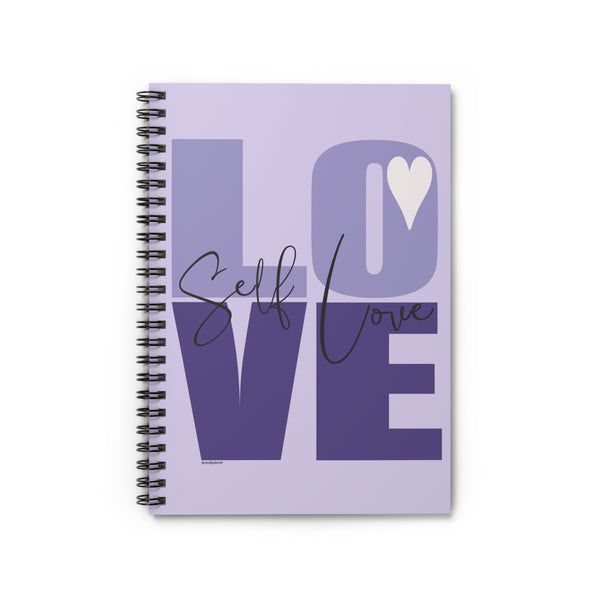 ♡ SELF LOVE.: Classic Spiral Notebook :: 118 Ruled Line