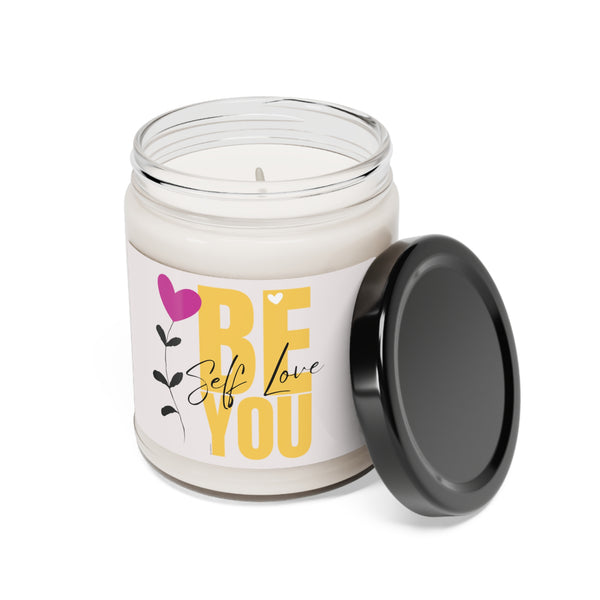 BE YOU :: Self Love ♡ Inspirational :: 100% natural Soy Candle, 9oz  :: Eco Friendly