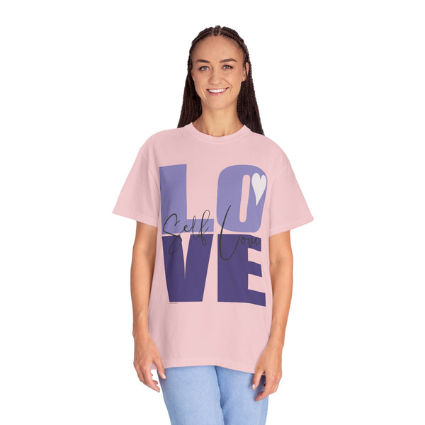 ♡ Self-LOVE .: Garment Dyed 100% Cotton T-Shirts (Relaxed fit)