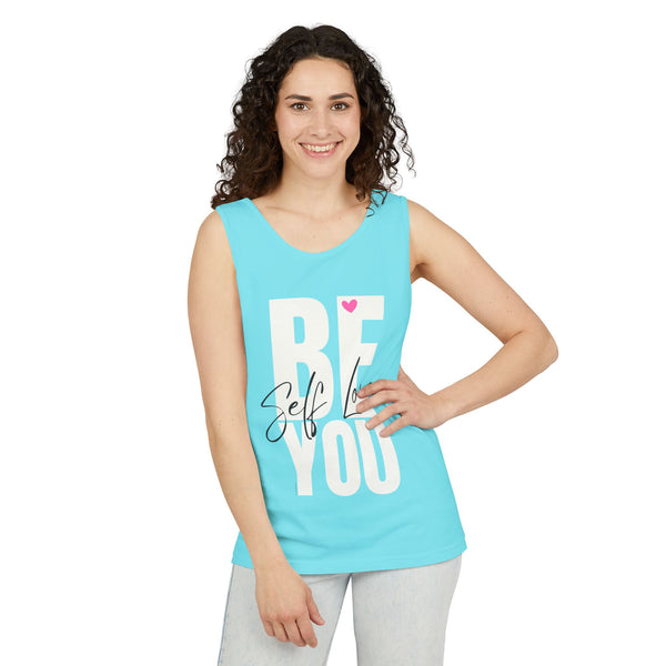 BE YOU .: Self LOVE .: Garment-Dyed Tank Top