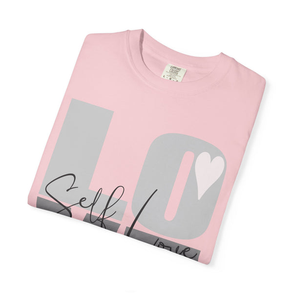 ♡ Self-LOVE .: Garment Dyed 100% Cotton T-Shirts (Relaxed fit)