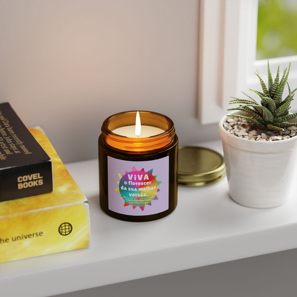 ♡ Viva o florescer da sua melhor versão .: Scented Candle (4oz) Eco Friendly