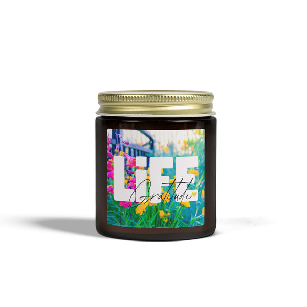 ♡ Life .: Gratitude .: Scented Candle (4oz) Eco Friendly