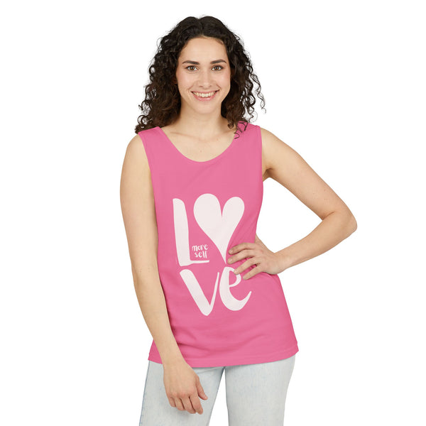 More Self LOVE .: Garment-Dyed Tank Top
