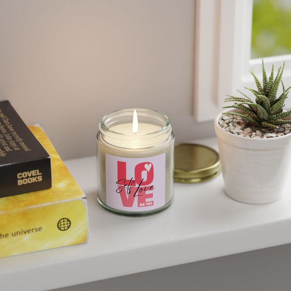 ♡ SELF LOVE .: Scented Candle (4oz) Eco Friendly