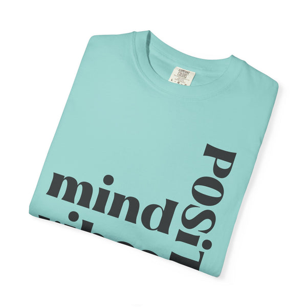 ♡ Positive Mind-Vibes-Life .: Unisex Garment Dyed 100% Cotton T-Shirts (Relaxed fit)