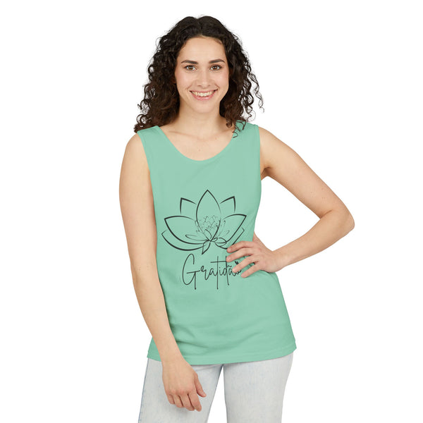 Gratidão .: Garment-Dyed Tank Top