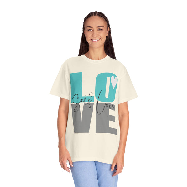 ♡ Self-LOVE .: Garment Dyed 100% Cotton T-Shirts (Relaxed fit)