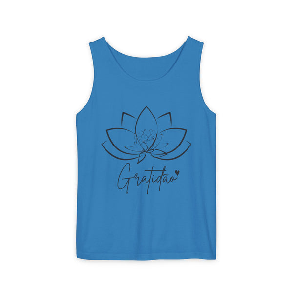 Gratidão .: Garment-Dyed Tank Top