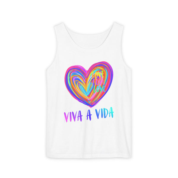 VIVA A VIDA .: Garment-Dyed Tank Top