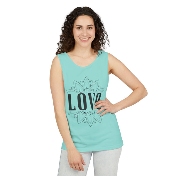LOVE .: Garment-Dyed Tank Top