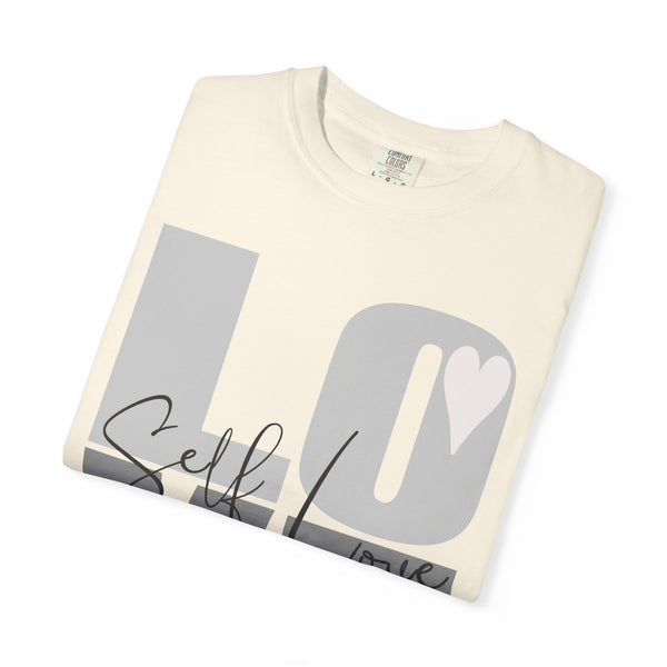 ♡ Self-LOVE .: Garment Dyed 100% Cotton T-Shirts (Relaxed fit)