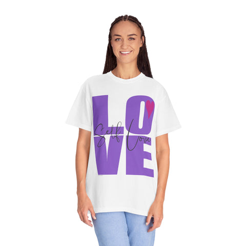 ♡ Self-LOVE .: Garment Dyed 100% Cotton T-Shirts (Relaxed fit)