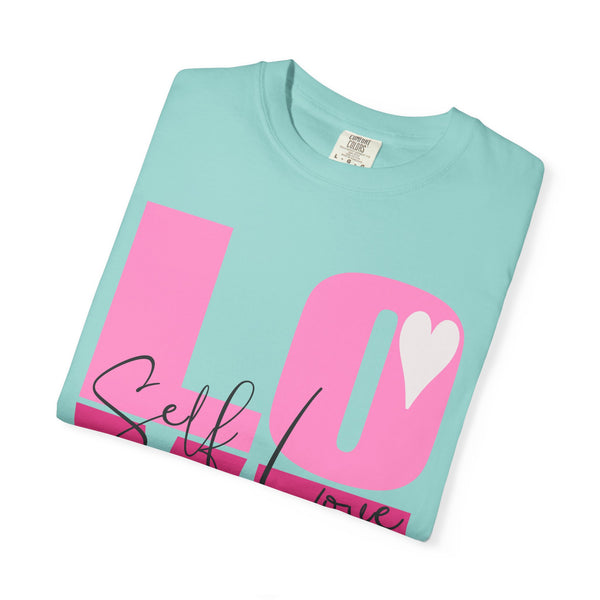 ♡ Self-LOVE .: Garment Dyed 100% Cotton T-Shirts (Relaxed fit)