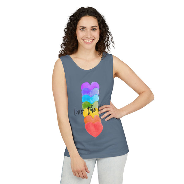 Live the Life .: Garment-Dyed Tank Top