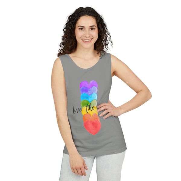 Live the Life .: Garment-Dyed Tank Top