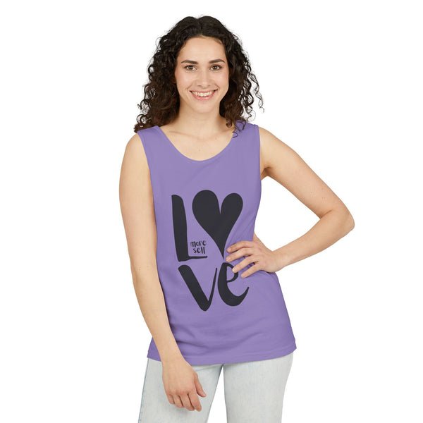 More Self LOVE .: Garment-Dyed Tank Top
