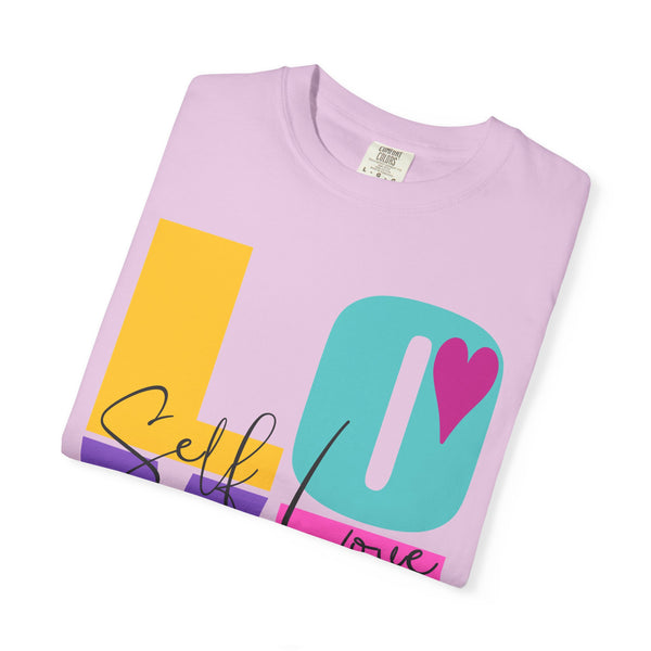 ♡ Self-LOVE .: Garment Dyed 100% Cotton T-Shirts (Relaxed fit)
