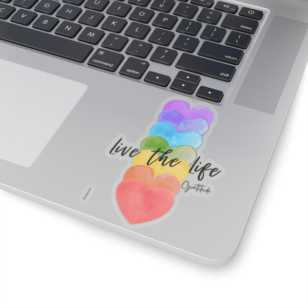 ♡ Live the Life .: Gratitude .: Kiss-Cut Stickers