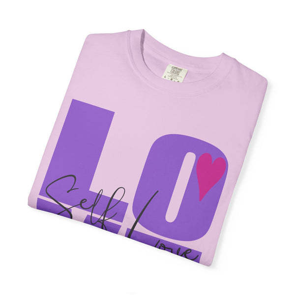 ♡ Self-LOVE .: Garment Dyed 100% Cotton T-Shirts (Relaxed fit)