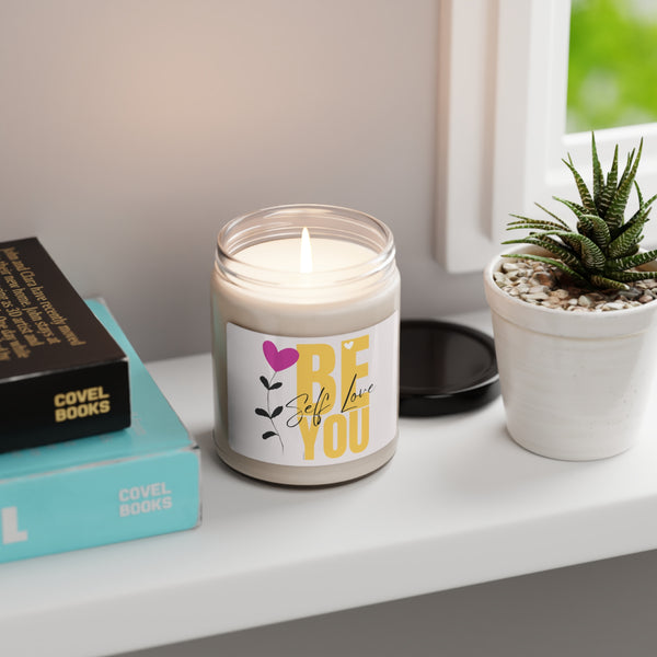 BE YOU :: Self Love ♡ Inspirational :: 100% natural Soy Candle, 9oz  :: Eco Friendly