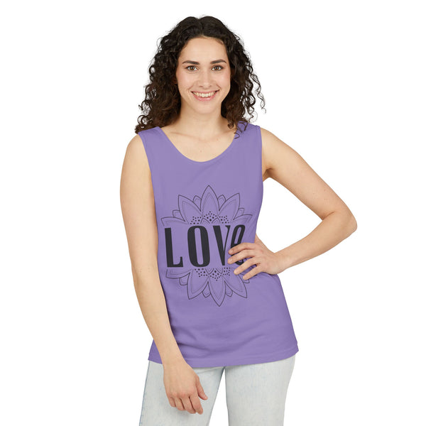LOVE .: Garment-Dyed Tank Top
