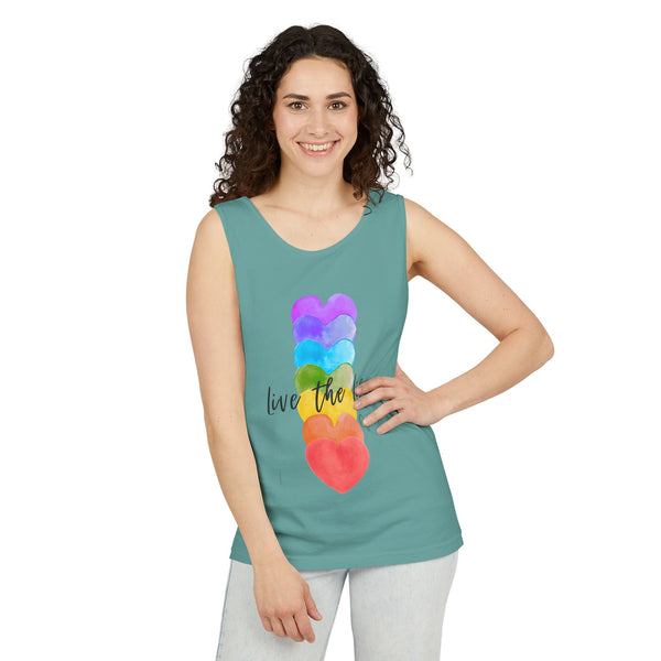 Live the Life .: Garment-Dyed Tank Top