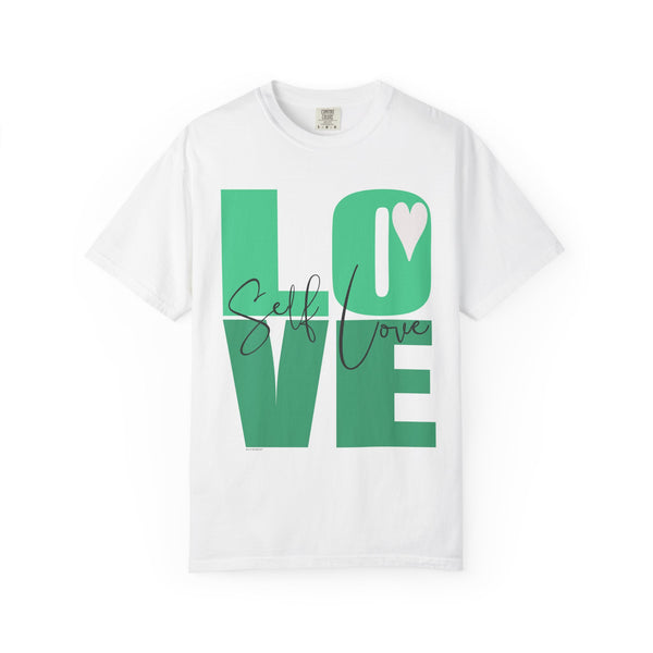 ♡ Self-LOVE .: Garment Dyed 100% Cotton T-Shirts (Relaxed fit)