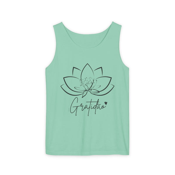 Gratidão .: Garment-Dyed Tank Top