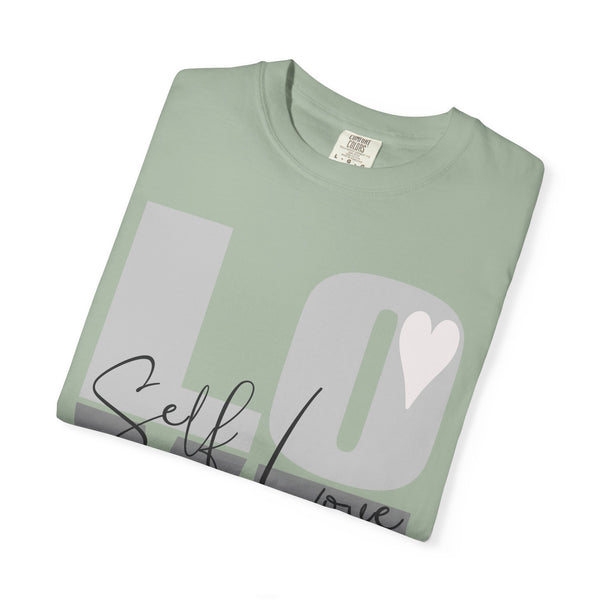 ♡ Self-LOVE .: Garment Dyed 100% Cotton T-Shirts (Relaxed fit)