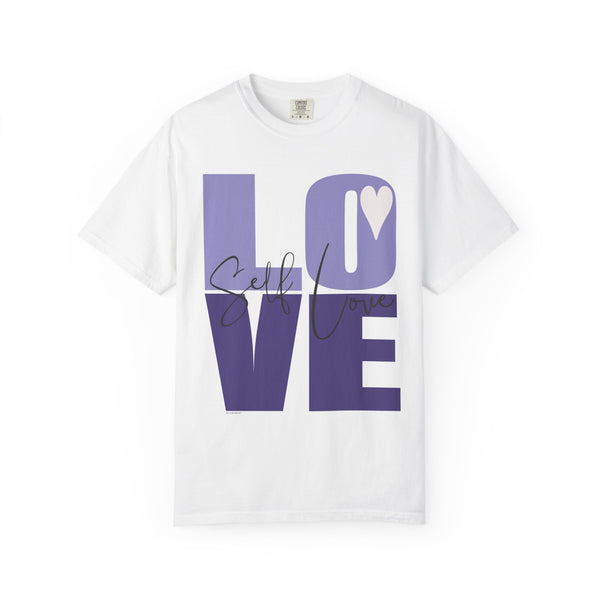 ♡ Self-LOVE .: Garment Dyed 100% Cotton T-Shirts (Relaxed fit)