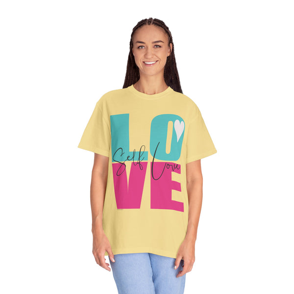 ♡ Self-LOVE .: Garment Dyed 100% Cotton T-Shirts (Relaxed fit)